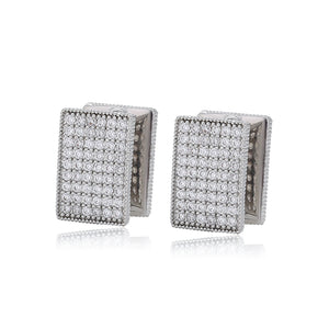 Dayana Silver Earrings Rhodium Plated