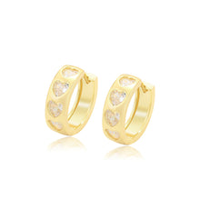 Load image into Gallery viewer, Lover Huggies 14K Gold Plated Earrings