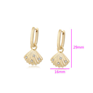 Sea Lover Earrings 14K Gold Plated