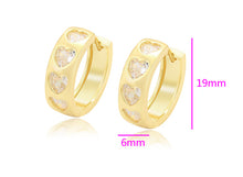 Load image into Gallery viewer, Lover Huggies 14K Gold Plated Earrings