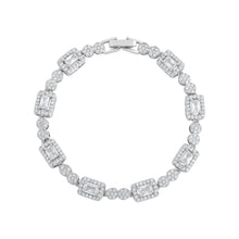 Load image into Gallery viewer, Céline Tennis Bracelet Rhodium Plated