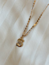 Load image into Gallery viewer, S Necklace Initial 18K Gold Plated