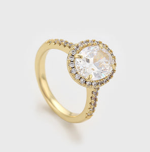 Davina 14K Gold Plated Ring