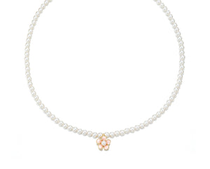 Petite Daisy 14K Gold Plated Necklace