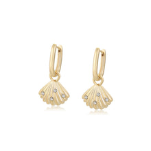 Load image into Gallery viewer, Sea Lover Earrings 14K Gold Plated