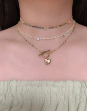 Load image into Gallery viewer, Colorful Betsey Adjustable Necklace to Chocker 14K Gold Plated