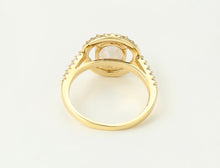 Load image into Gallery viewer, Geena White Quartz Stone 14K Gold filled Ring